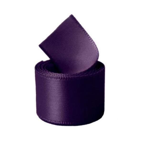 Papilion R07430538028550YD 1.5 in. Single-Face Satin Ribbon 50 Yards - Plum R07430538028550YD - main